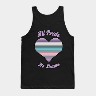 All Pride No Shame - Intersex Flag Tank Top